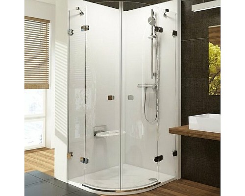 Душевой уголок Ravak Brilliant BSKK4-100 100х100 3U2AAA00Y1 Хром Transparent