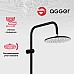 Душевая система Agger A0293544 Черная