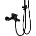 Душевая система Agger A0293544 Черная