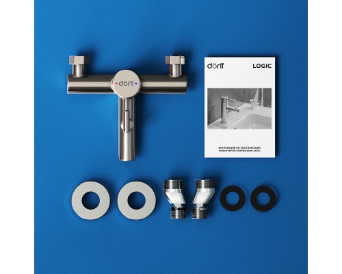 Смеситель для ванны Dorff Logic D3010000SS Нержавеющая сталь