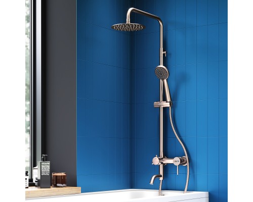 Душевая система Dorff Logic D0703000SS Нержавеющая сталь