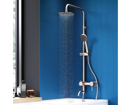 Душевая система Dorff Logic D0703000SS Нержавеющая сталь