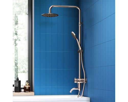 Душевая система Dorff Logic D0703000SS Нержавеющая сталь