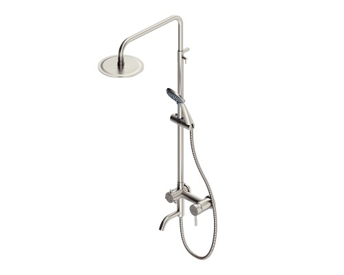 Душевая система Dorff Logic D0703000SS Нержавеющая сталь