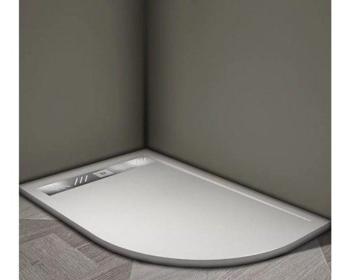 Душевой поддон из искусственного камня Veconi Tezeo 120x90 L Белый