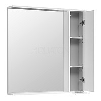 Зеркальный шкаф Стоун 80 белый Aquaton 1A228302SX010