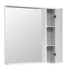 Зеркальный шкаф Стоун 80 белый Aquaton 1A228302SX010