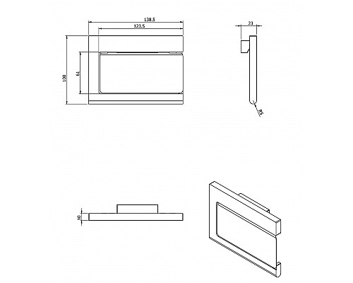 Держатель туалетной бумаги Langberger Black Edition 38041A-BP с крышкой Черный матовый