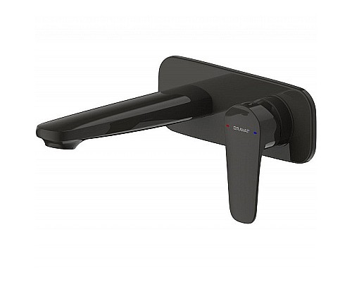 Смеситель для раковины Bravat Source P8173218BW-ENG Черный матовый