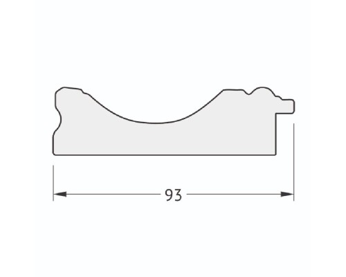 Зеркало Evoform Exclusive-G 160х77 BY 4282 с гравировкой в багетной раме - Серебряный акведук 93 мм