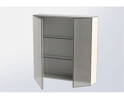 Зеркало-шкаф Aquanet Йорк 85 белый