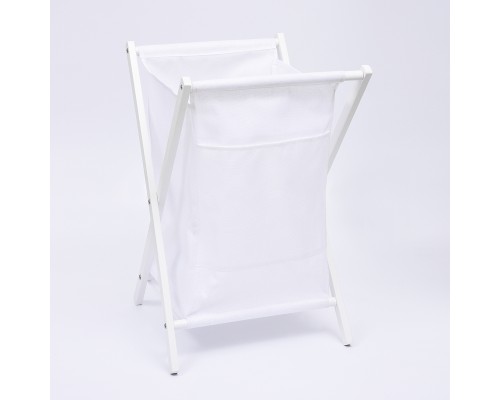 Корзина для белья WasserKRAFT Nau WB-773-L Белая