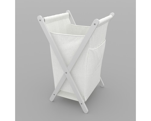 Корзина для белья WasserKRAFT Nau WB-773-L Белая