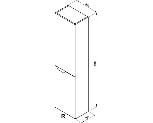 Шкаф пенал Ravak SB Classic II 40 R X000001474 подвесной Белый Шкаф пенал Ravak SB Classic II 40 R X000001474 подвесной Белый