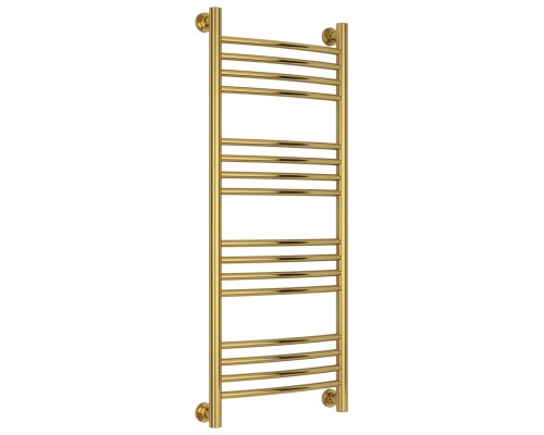 Полотенцесушитель водяной 1000х400 перемычка выгнутая золотой Богема+ 03-0221-1040