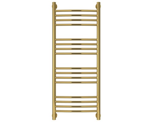 Полотенцесушитель водяной 1000х400 перемычка выгнутая золотой Богема+ 03-0221-1040