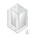 Душевое ограждение NEW TRENDY PRIME BLACK L 100x70x200 (черный)