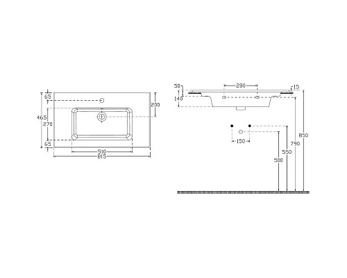 Раковина Allen Brau Fantasy 81 4.11012.20 Белая