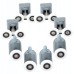 Душевой уголок Agger 90x90 профиль Хром стекло матовое