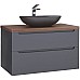 Тумба под раковину Jorno Wood 100 wood.01.100/P/GR подвесная Серая