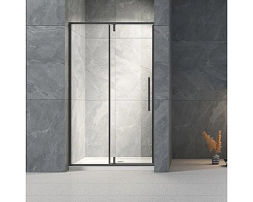 Душевая дверь Veconi Vianno VN-34B 110 VN34B-110-01-C7 Черный матовый