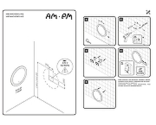 Зеркало AM.PM X-Joy 77 M85AMOX0801WG с сенсорным выключателем Зеркало AM.PM X-Joy 77 M85AMOX0801WG с сенсорным выключателем