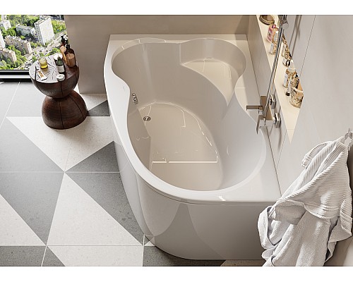 Акриловая ванна VAGNERPLAST MELITE 160 Right VPBA163MEL3PX-04