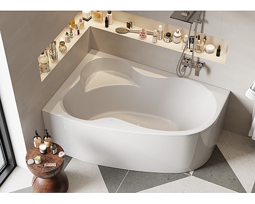 Акриловая ванна VAGNERPLAST MELITE 160 Right VPBA163MEL3PX-04