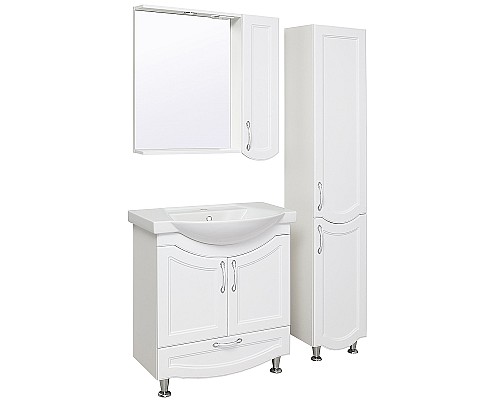 Тумба под раковину Runo Неаполь 75 00-00001034 Белая
