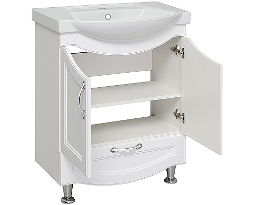 Тумба под раковину Runo Неаполь 75 00-00001034 Белая