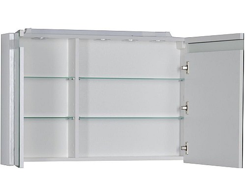 Зеркало-шкаф Aquanet Лайн 90 R белый