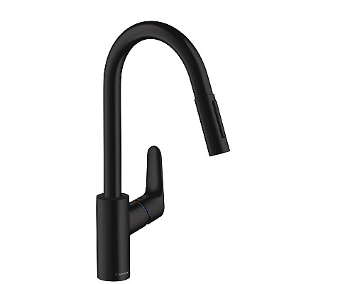Смеситель для кухни Hansgrohe Focus черный 31815670
