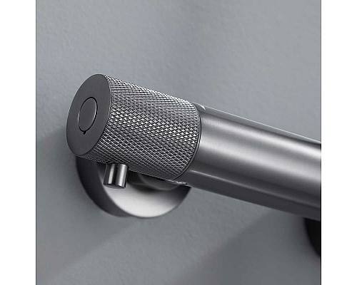 Душевая система Vincea Desire VSFS-1D0TGM с термостатом Вороненая сталь