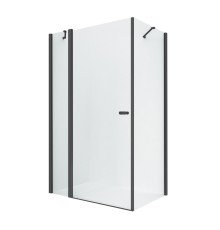 Душевое ограждение NEW TRENDY NEW SOLEO BLACK 90x100x195 (черный)