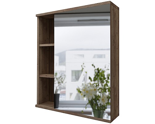 Зеркальный шкаф Grossman Форта 70 2070022 Темный дуб галифакс