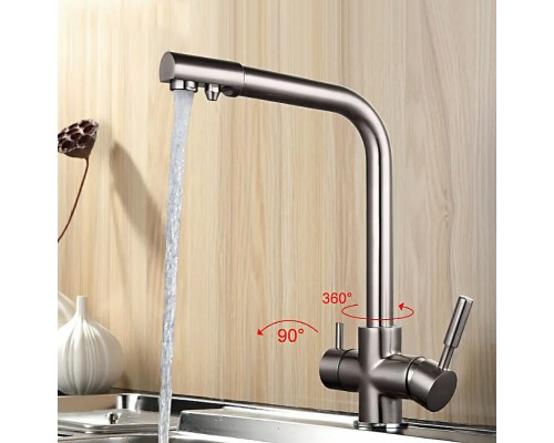 Смеситель для кухни Frap H52 F4352-5 Сатин