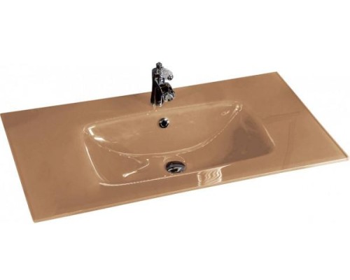 Столешница стекло 110см моноблок CAPPUCINO