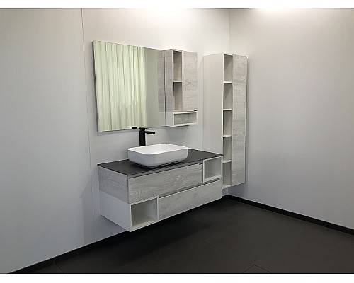 Шкаф пенал Comforty Прага 45 00004136272 подвесной Дуб белый