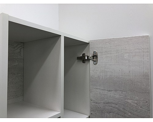 Шкаф пенал Comforty Прага 45 00004136272 подвесной Дуб белый