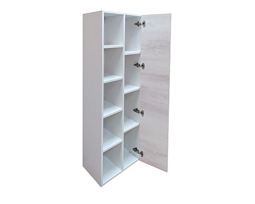 Шкаф пенал Comforty Прага 45 00004136272 подвесной Дуб белый