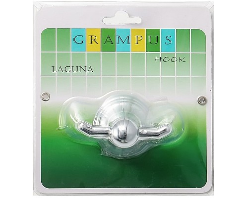 Двойной крючок Grampus Laguna GR-7805 Хром Двойной крючок Grampus Laguna GR-7805 Хром