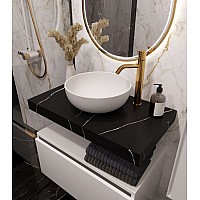 Столешница прямая Armadi Art Flat NERO MARQUINA 810x460x70