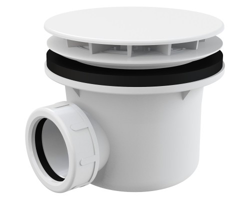 Сифон для поддона AlcaPlast A49B белый