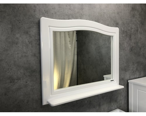 Зеркало Comforty Павия 100 Белый глянец