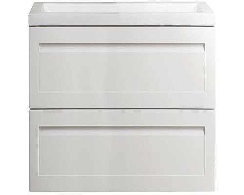 Тумба под раковину Art&Max AM-Platino-750-2C-SO-BL подвесная Белый глянец