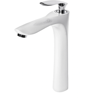 Смеситель для раковины Grocenberg GB3001 Белый хром