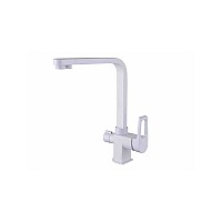 Смеситель для кухонной мойки ZORG Sanitary ZR 334 YF-WHITE