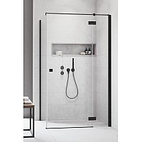 Душевая дверь Essenza New Black KDJ Door 120 Left черный/прозрачное 1200x2000 385042-54-01L