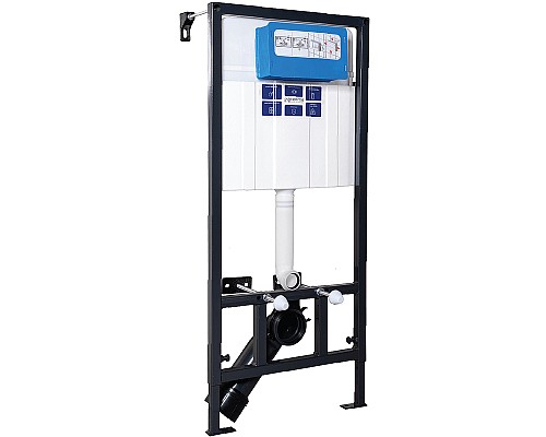 Инсталляция Pestan Sava Fix Slim SET40006473 для унитаза с клавишей смыва Хром глянец