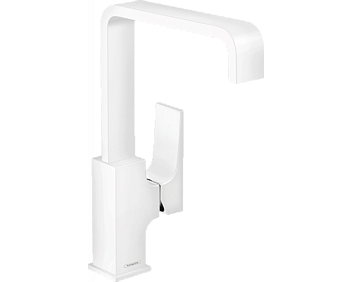 Смеситель для раковины Hansgrohe Metropol однорычажный белый матовый 32511700
